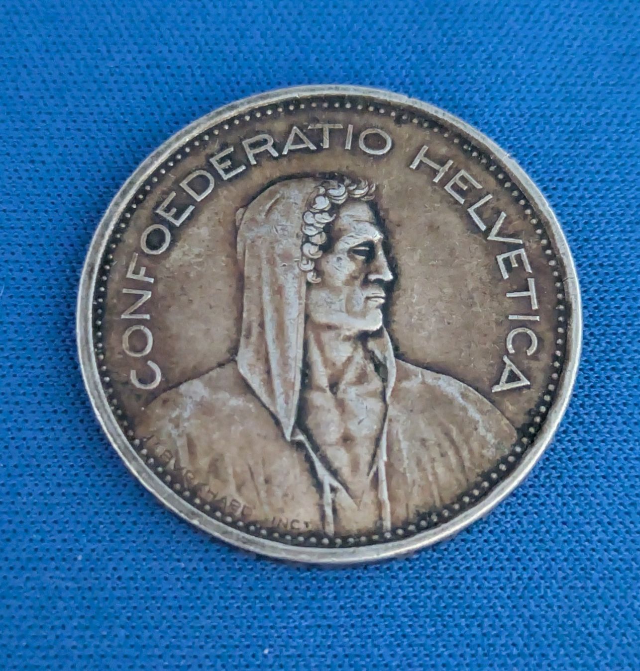 Tutti le monete: Silberner 5.- Jg. 1967 mit schöner Patina – Usato da Mühlethal venduto da sowato 1