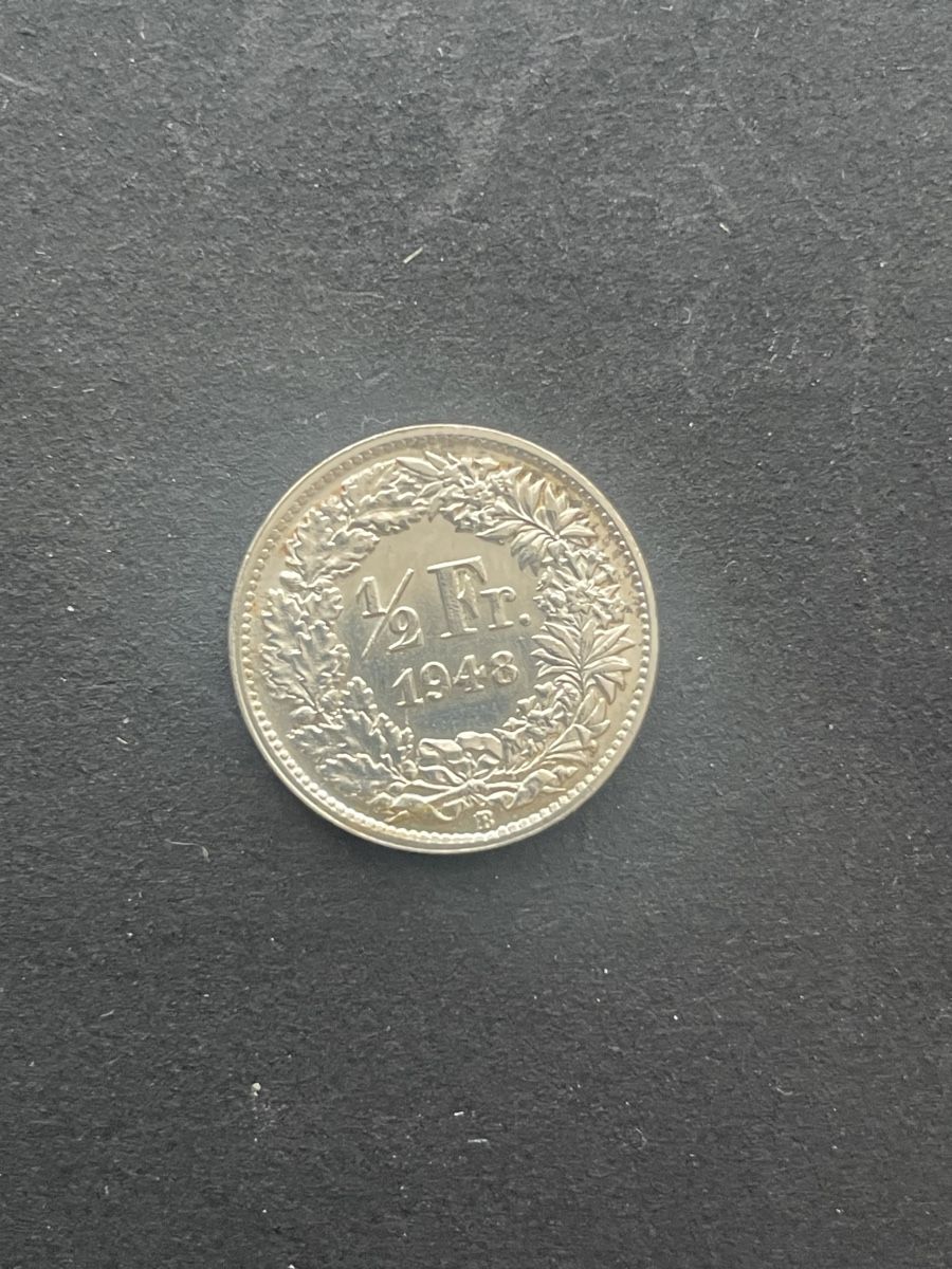 Toutes les monnaies: -.50 Silber CH Jahr 1948 – D'occasion à Meierskappel par Hala03 1