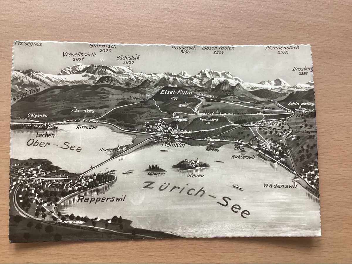 Cartoline postali: AK Zürichsee – Usato da Wassen UR venduto da SABDOM