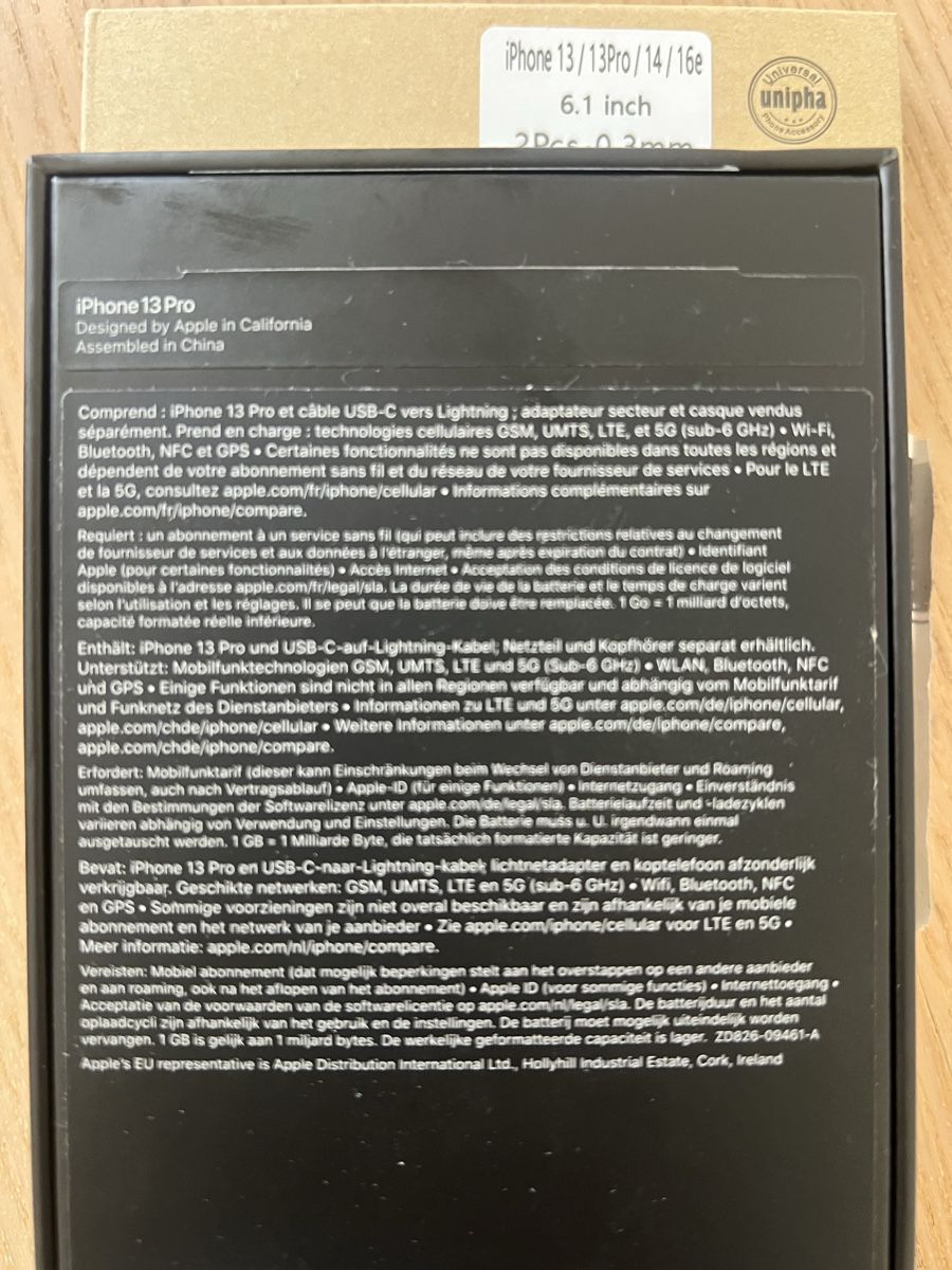 Apple Handys / Smartphones: Apple IPhone 13 Pro Gold mit Zubehör  – Gebraucht aus Unterägeri von angeljusti 8