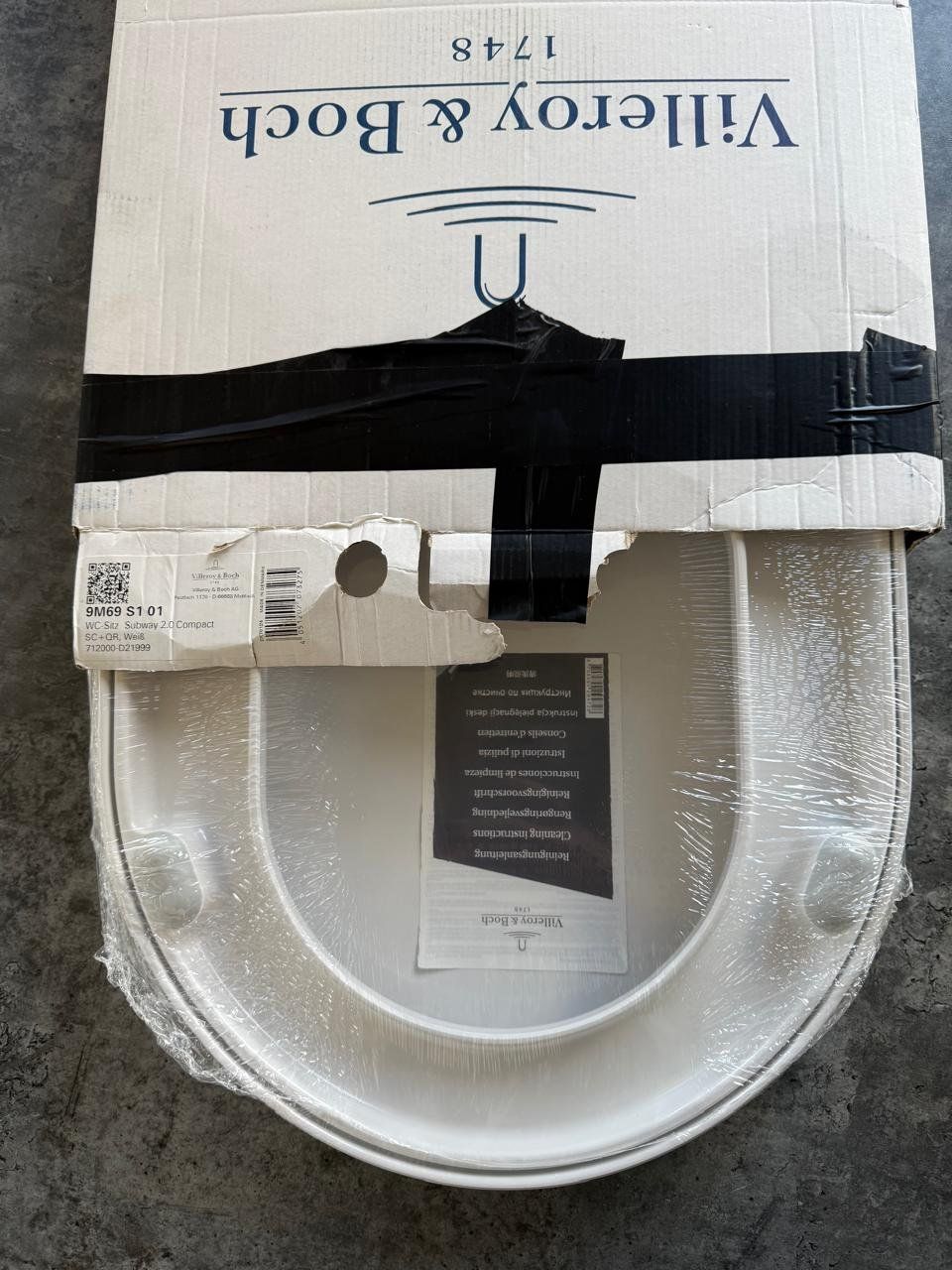 Villeroy & Boch WC: Klosettsitz Subway 2.0 compact neu – Nuovo e nell'imballaggio originale da Vaduz venduto da OHT_9490