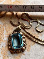 Venezinerkette mit Anhänger BLUE Schnörkel