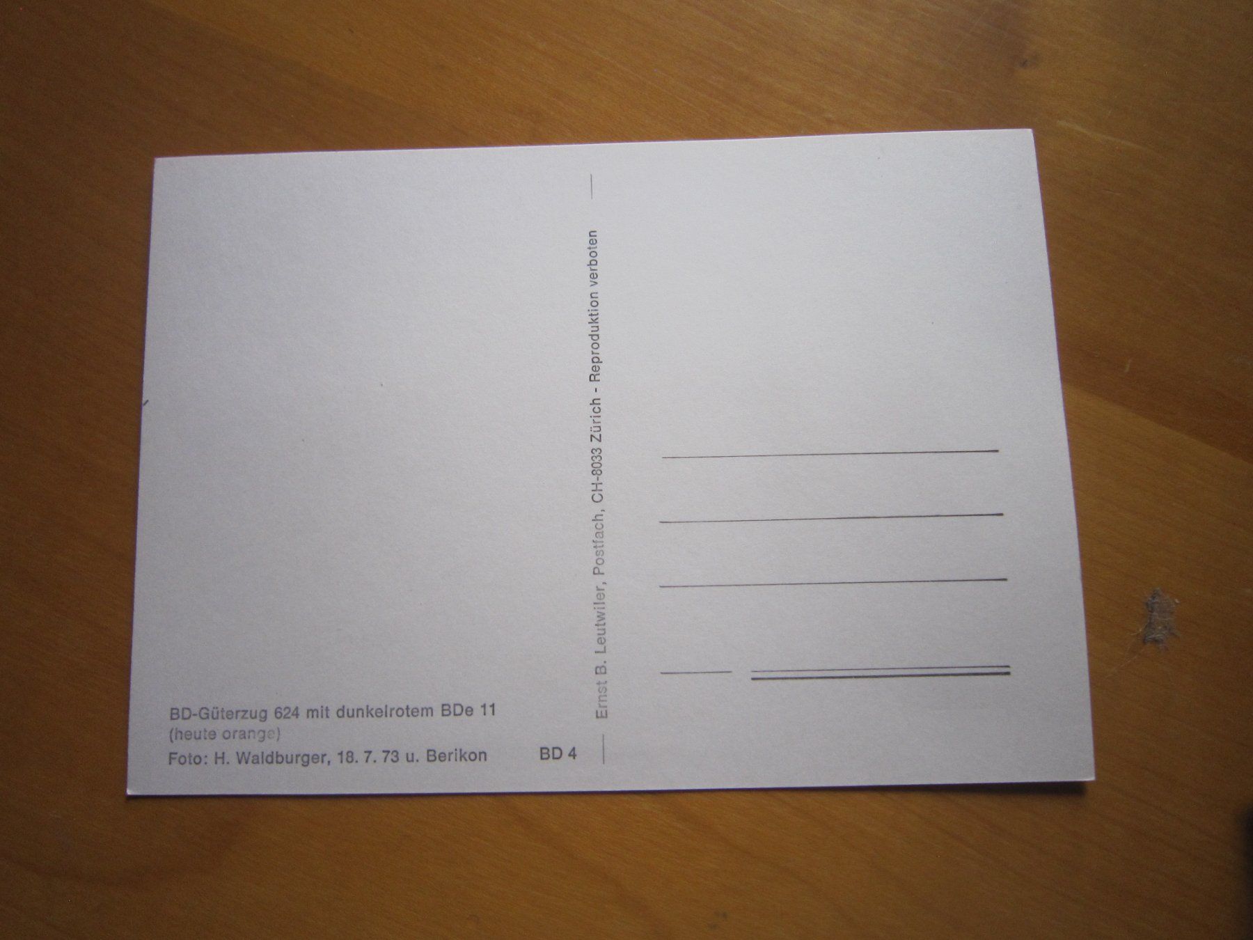 Cartoline postali: No 12 Postkarte Güterzug – Usato da Gordola venduto da Polentaefung 1