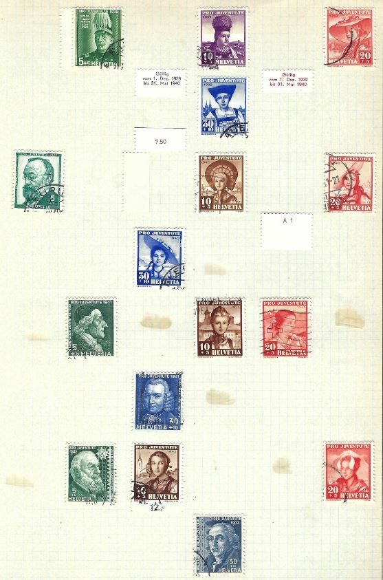 Tutti i francobolli: Pro Juventute Samlung ab 1913 / Collection Pro Juventute – Usato da PRANGINS venduto da Dorp 5
