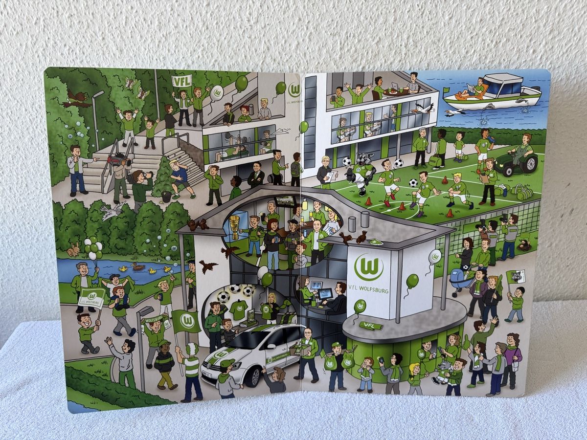 Libri: Vfl Wolfsburg Wimmelbuch – Usato da Lenzburg venduto da Meister_k 2
