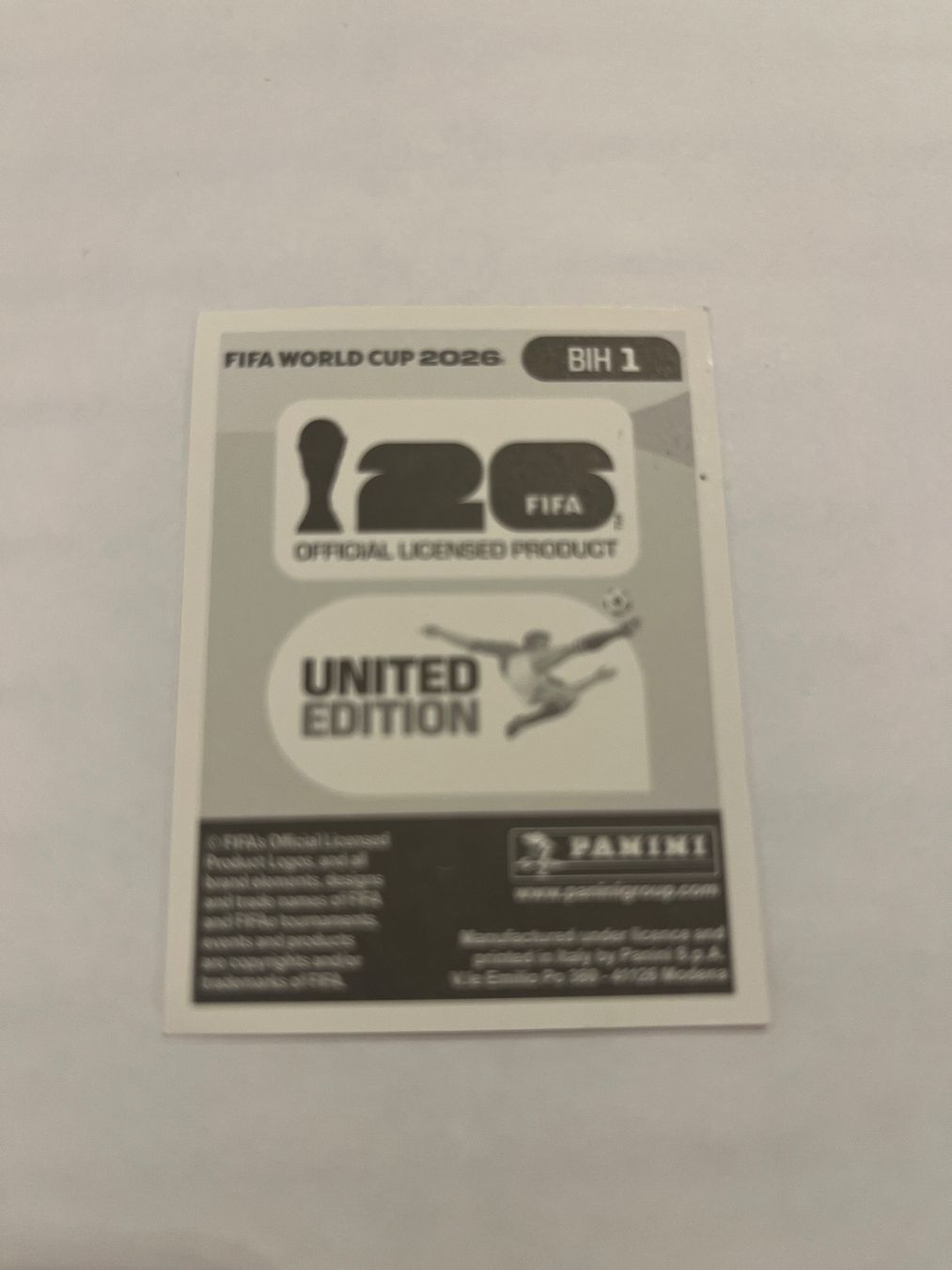 Panini Carte collezionabili: FIFA World Cup 2026 - Panini; BIH 1 - Logo – Nuovo (secondo la descrizione) da Würenlos venduto da ertanural 1