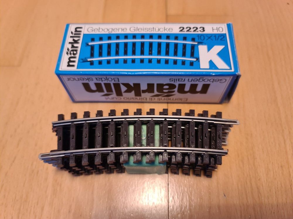 Märklin 2223 H0 K-Geleise Gleisbogen R=360mm (Gebraucht) in Schwanden ...
