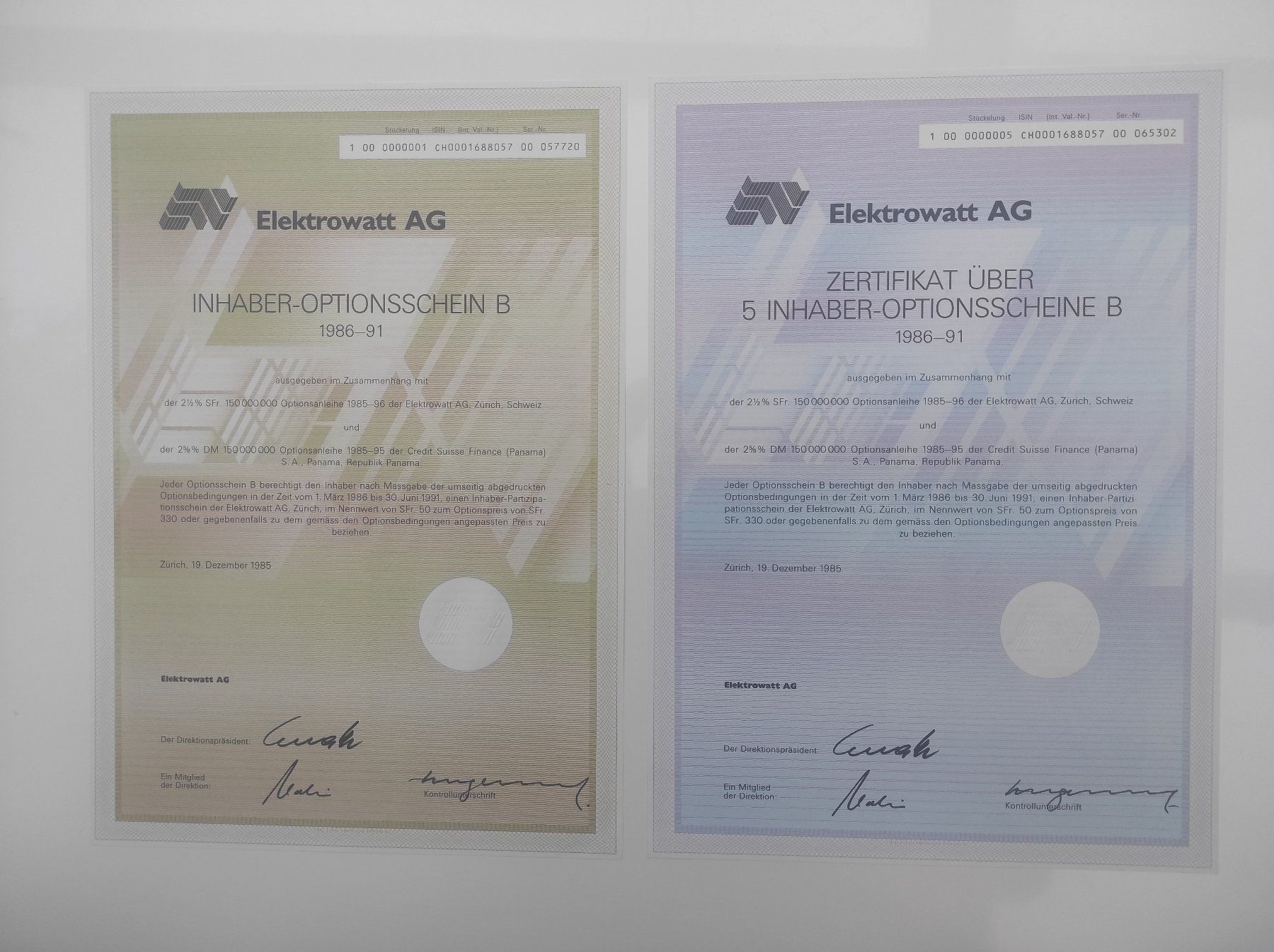 Documents: Elektrowatt AG – D'occasion à Bergdietikon par Pedro077
