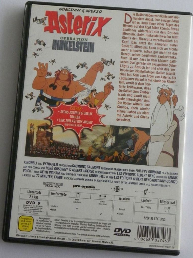 Tutti i DVDs: Asterix - Operation Hinkelstein – Usato da St. Gallen venduto da elkapone 1