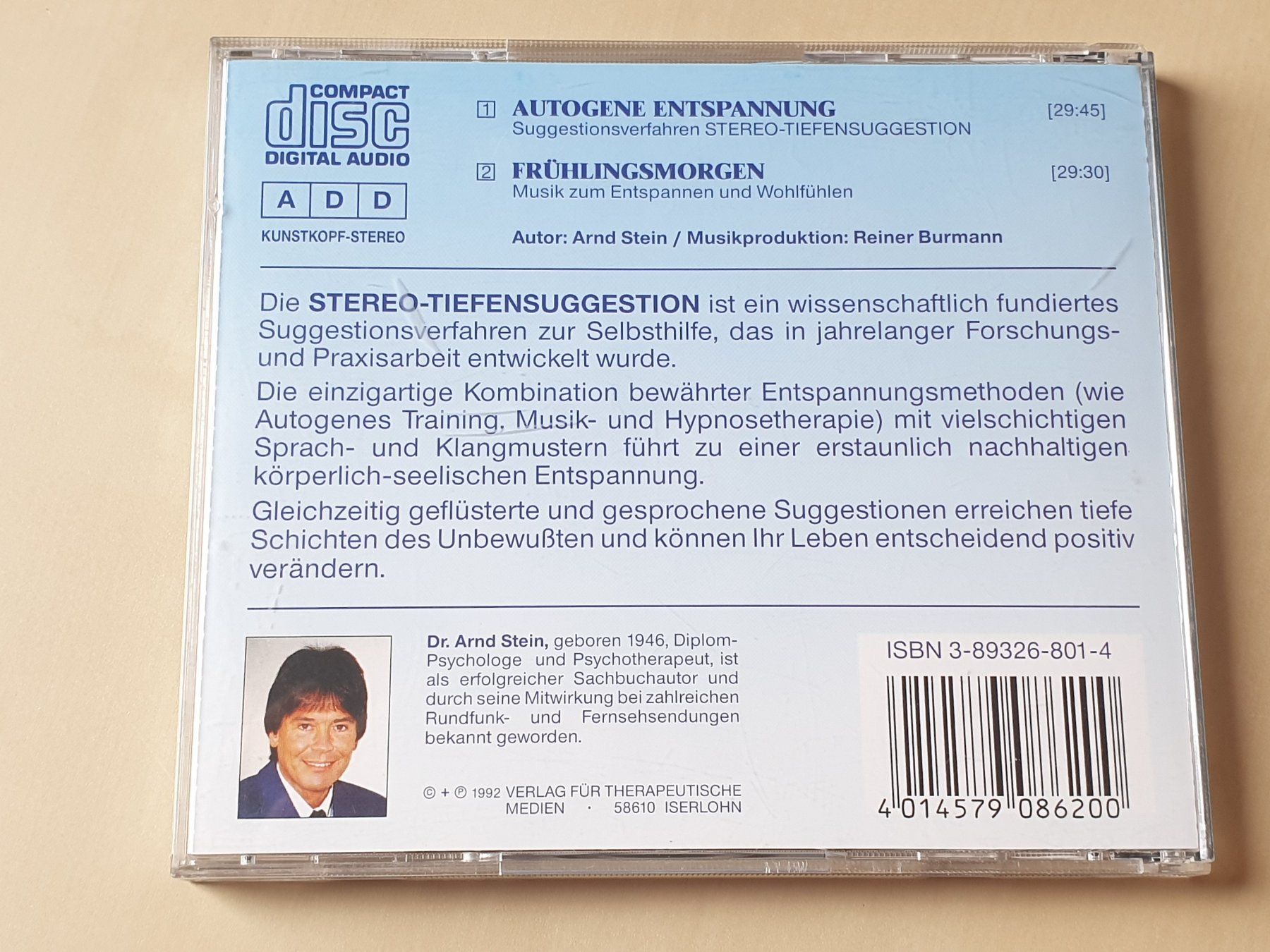 CD: Arnd Stein Autogene Entspannung – Usato da Stansstad venduto da collectorsshop 1