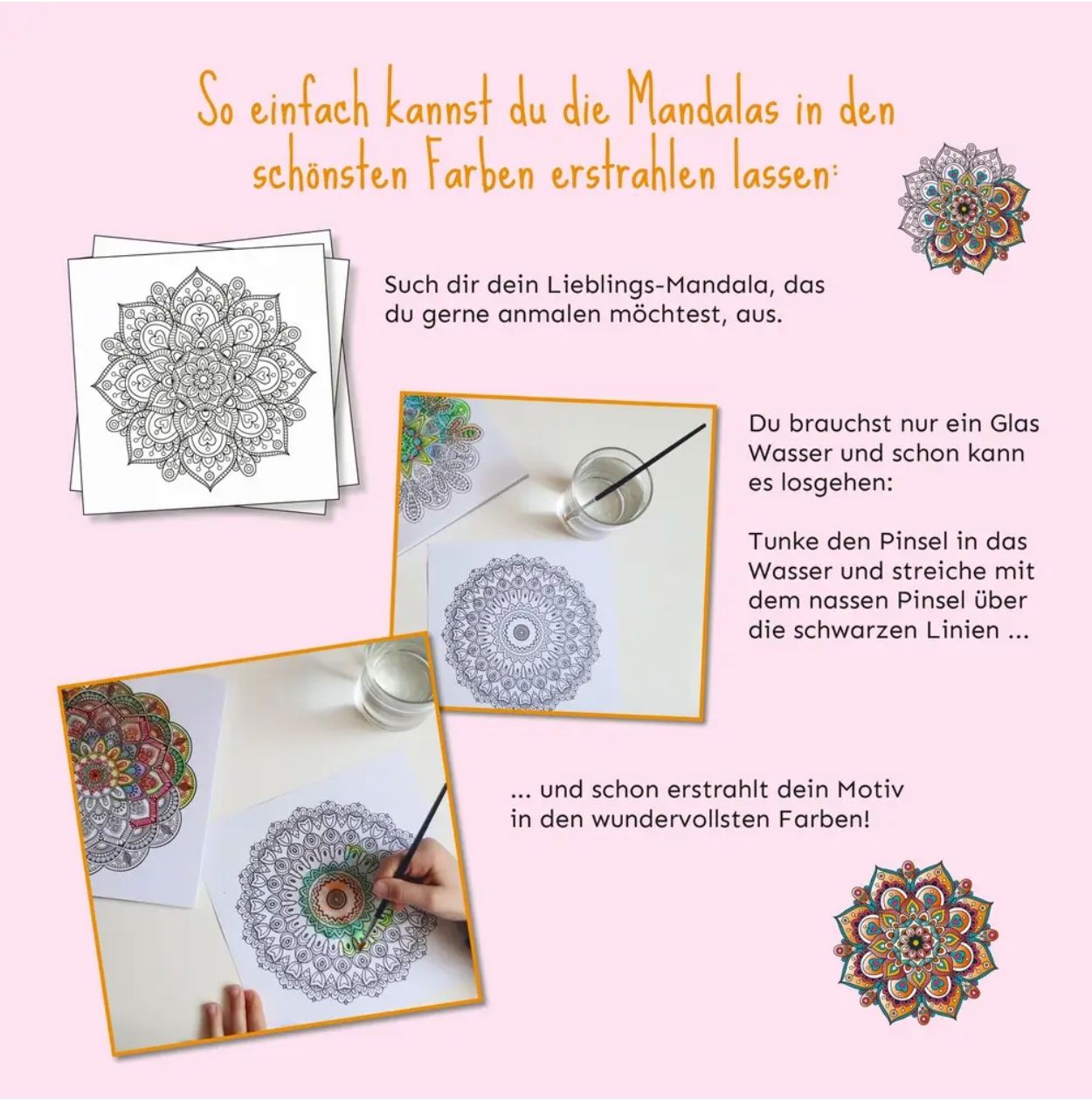 Bücher: Magischer Malzauber Mandalas – Neu (gemäss Beschreibung) aus Wagenhausen von Kahlen 1