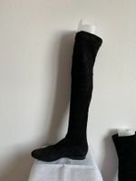 ROBERT CLERGERIE: Exklusive schwarze Overknee-Stiefel, 37