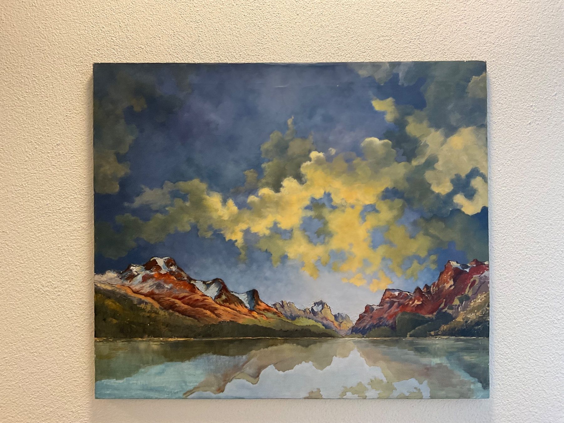 Foto & Immagini: BILD auf Leinwand handgemalt – Usato da Scuol venduto da Lotus2020 3