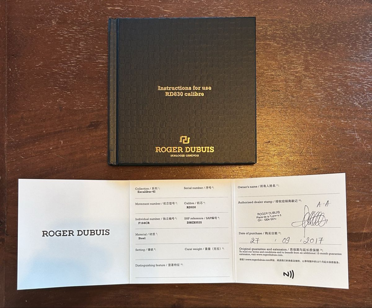 Roger Dubuis Orologi: Roger Dubuis Excalibur EX42 – Usato da Châtillon FR venduto da xwillow 4