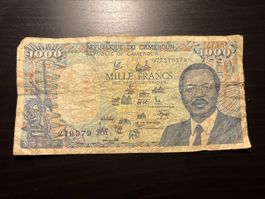 Billet Cameroun 🇨🇲 1987