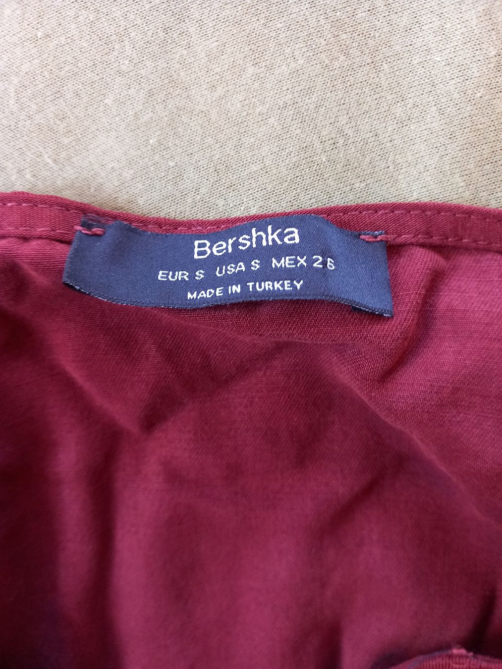 Bershka Top: Top/ Pull court Bershka marron – Nuovo (secondo la descrizione) da Faoug venduto da per_kp6r 3