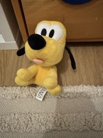 Disney Pluto Plüschtier gelb sitzend guter Zustand
