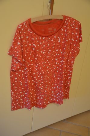 TAILLE XL - T-SHIRT NEU ROT HERZ BAUMWOLLE