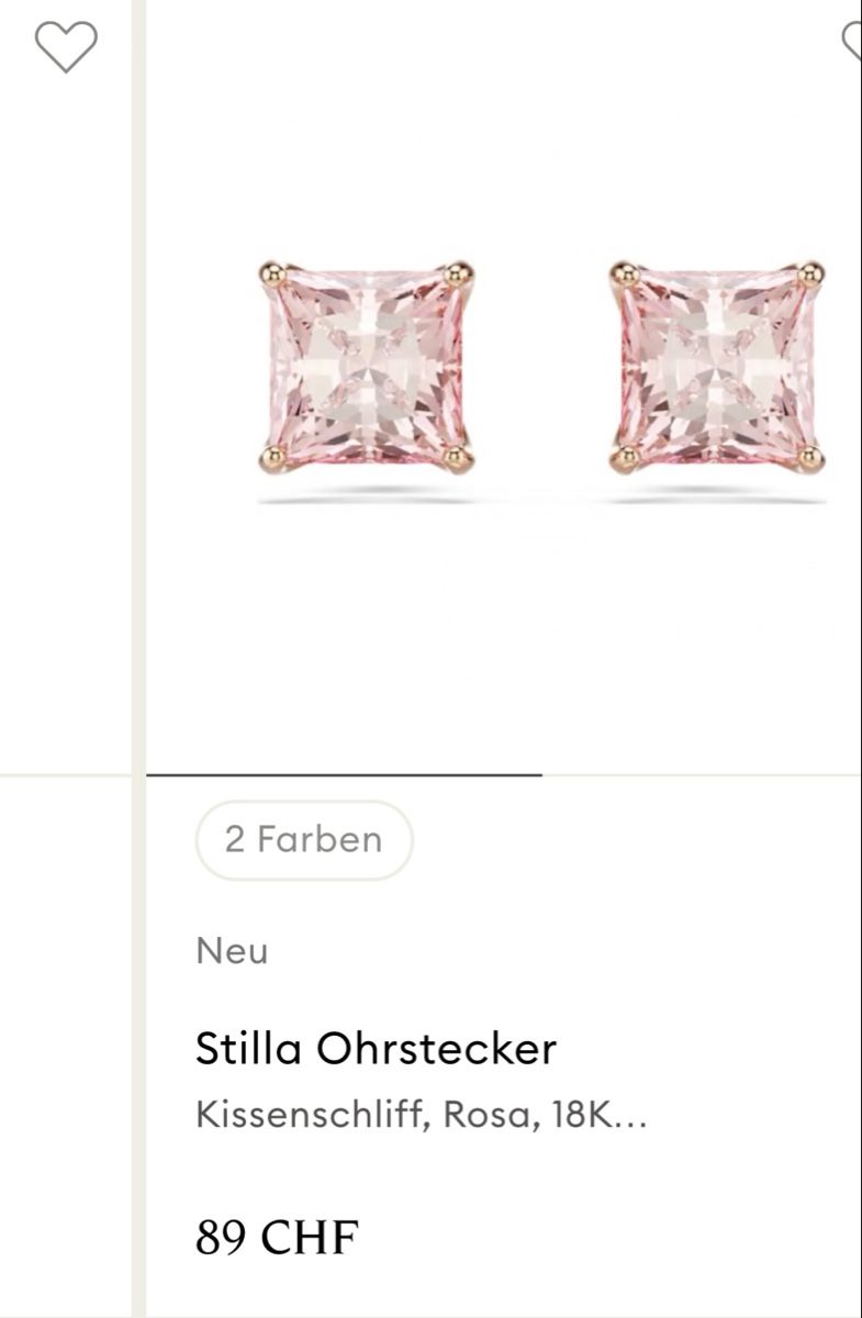 Swarovski Orecchini pendenti & Orecchini a lobo: Stilla Ohrstecker Swarovski  – Usato da Baar venduto da leo_h878
