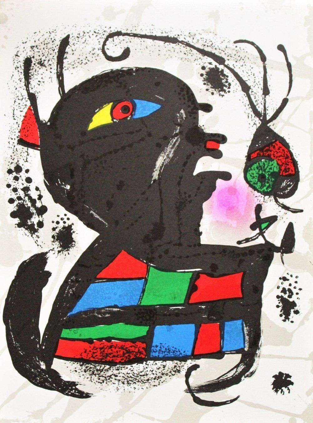 Grafica & Litografie: Joan Mirò - Vintage -Lithographie - 1977 – Nuovo (secondo la descrizione) da Ponte Tresa venduto da 11GalleriaAlterEgo11
