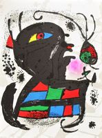Joan Mirò - Vintage -Lithographie - 1977