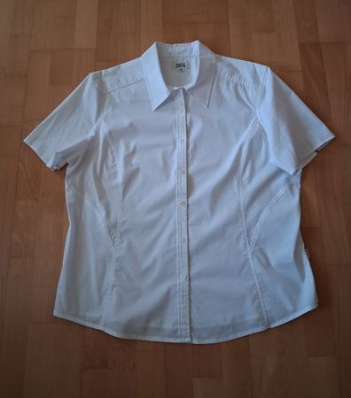 Weisse Damen Bluse, Baumwolle, Cecil, XXL