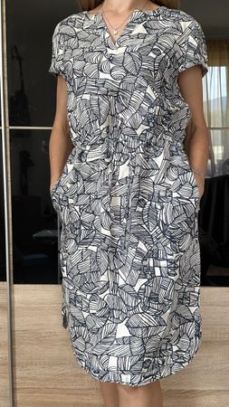 PAUL KEHL Leinenkleid Gr.34 / Robe en lin taille 34