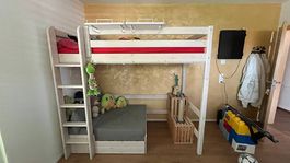 Flexa CLASSIC Hochbett inkl. 2 Einhängenachttische