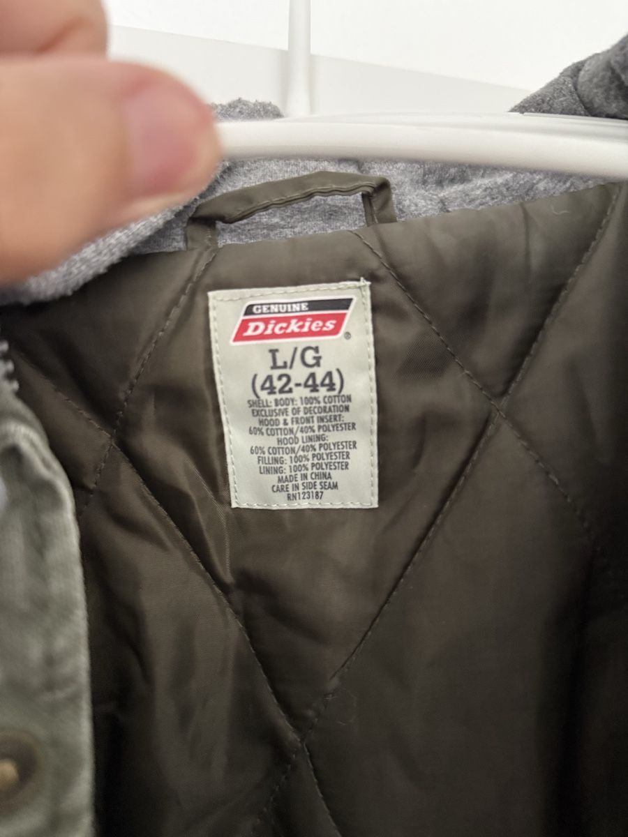 Dickies Giacche: Vintage Hooded Dickies Jacket Green Large – Usato da Zürich venduto da car_v988 2
