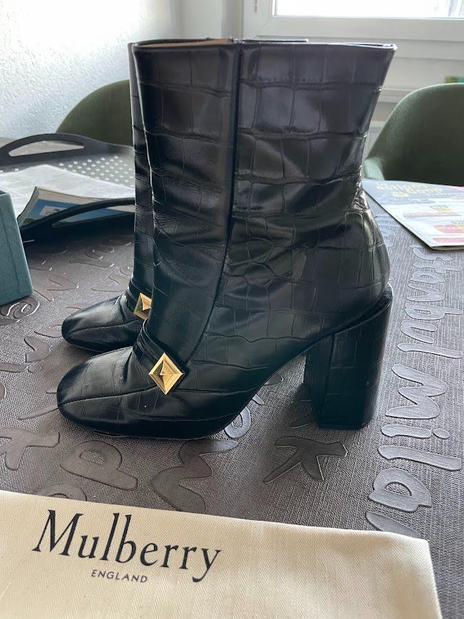 Mulberry Scarpe da donna: Bottines Mulberry noires, taille 38 – Usato da Neuchatel venduto da Annikika 7