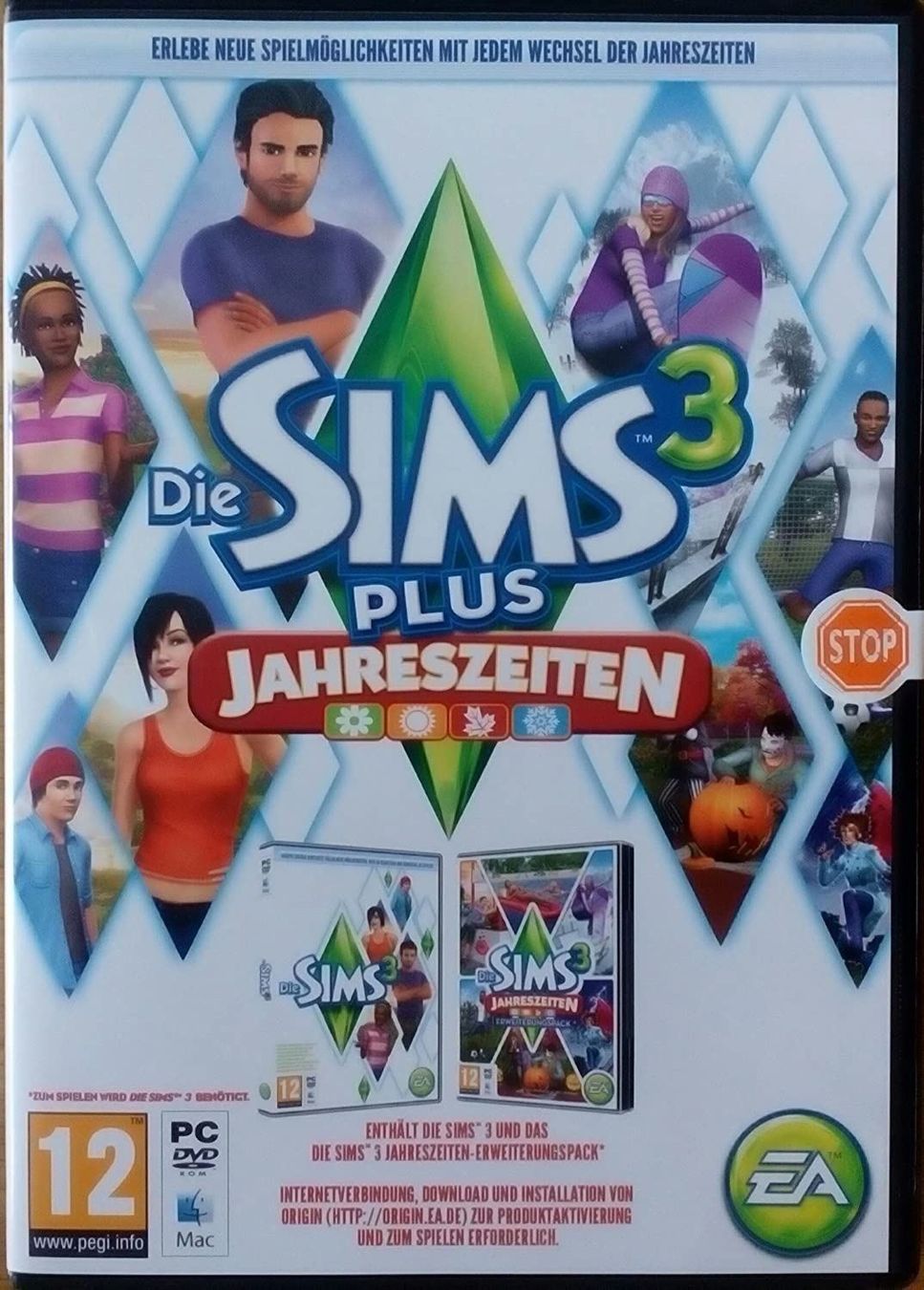 Spiele: Die Sims 3 Plus Jahreszeiten + Fast Lane – Gebraucht aus Volketswil von markdenzler