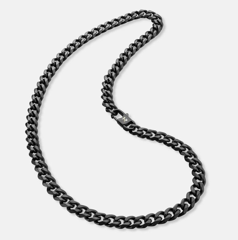 Ketten: BLACK CURB CHAIN - 8MM 55cm – Gebraucht aus Seelisberg von pas_8cgl