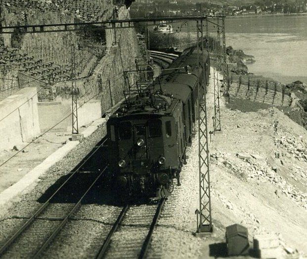 Cartoline postali: Ligne du Simplon. Vers Rivaz. Vers 1934 – Usato da Versoix venduto da Decapod 1