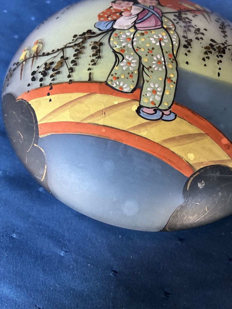Bicchieri: Glasdose mit japanischen Motiven – Usato da Dornach venduto da Rosengarten 9