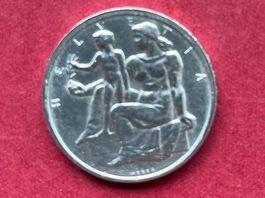 5 Fr. 1948 Silbermünze vzgl 15g