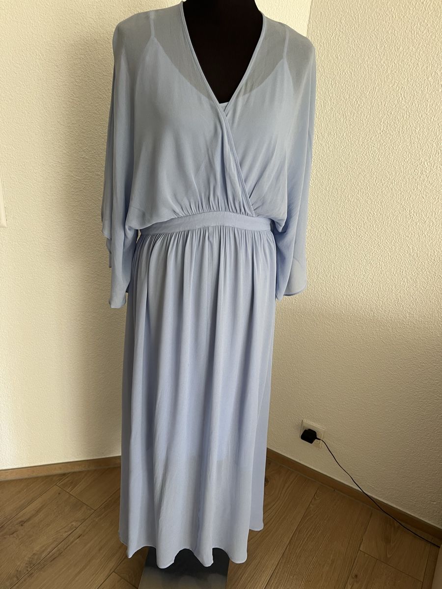 Vestiti: Maxikleid SECOND FEMALE Tulipa blau Grösse L  – Usato da Luzern venduto da suhamadlun 1