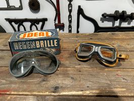 Oldtimer Motorradbrillen Vintage