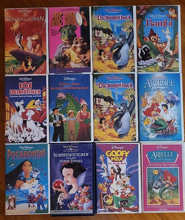 Tutti i VHS: 12x Disney Klassiker VHS – Usato da Steinhuserberg venduto da lus_mxb6