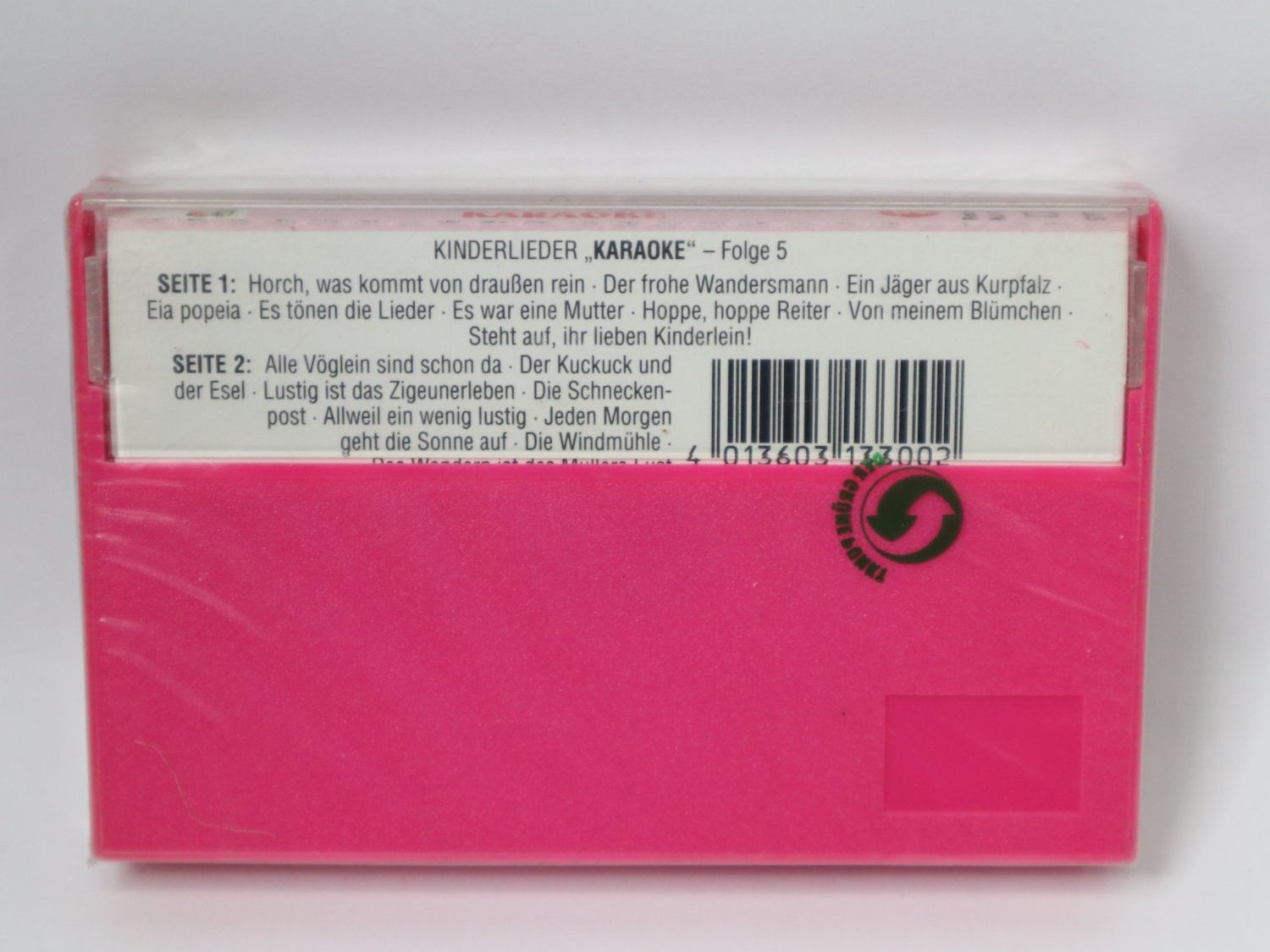 Musicassette: MC Kassette Kinderlieder Karaoke Orig. Verp. – Nuovo e nell'imballaggio originale da Eschenbach SG venduto da Astalavista 1