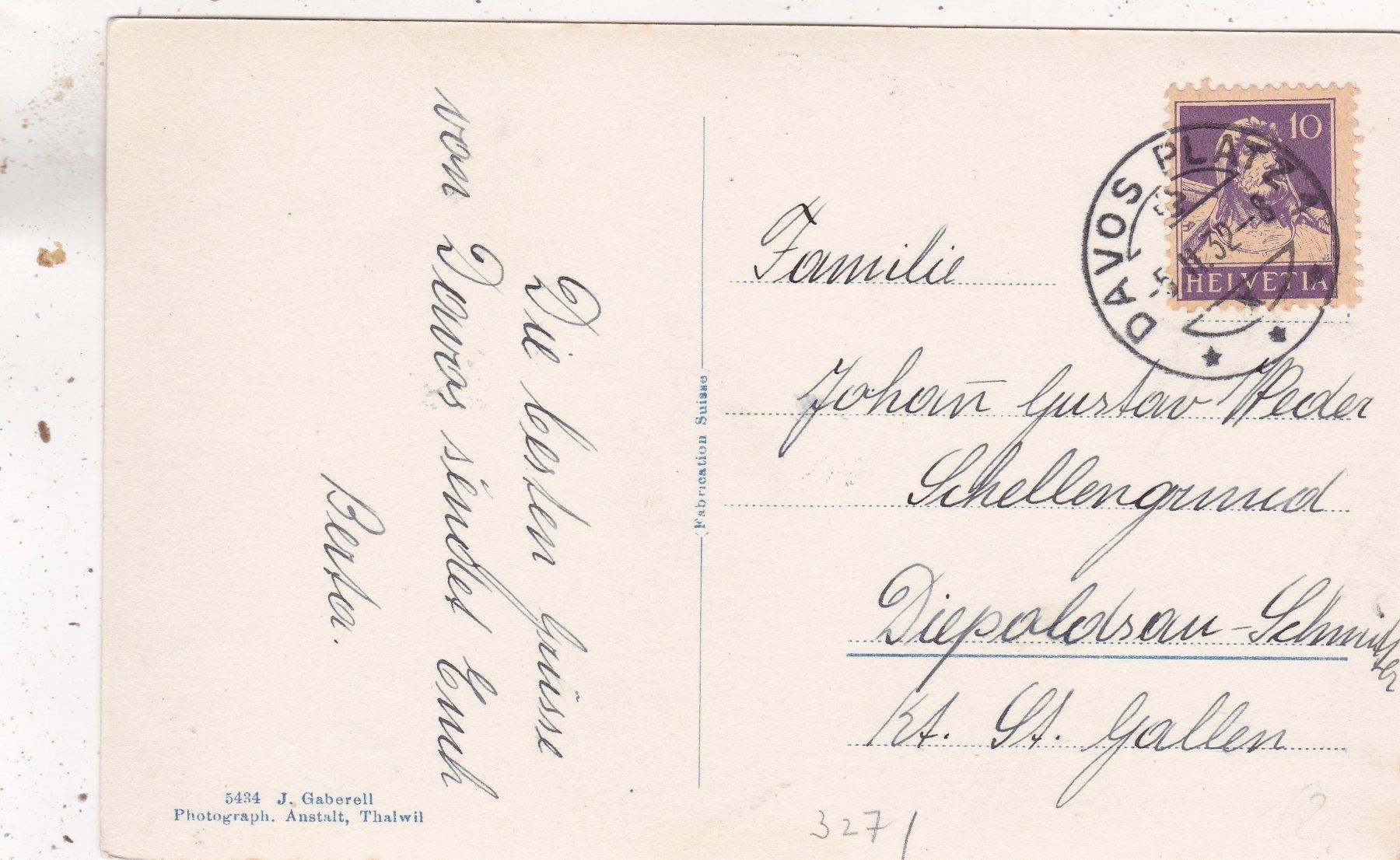 Cartoline postali: Davos 1932 – Usato da Herisau venduto da Lisegrat2008 1