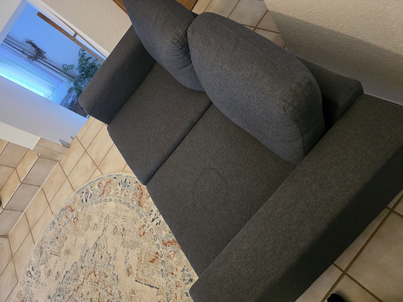 Gonser Divani: Zweisitzer Sofa dunkelgrau RONNY – Usato da Erschwil venduto da LOLOPE 5