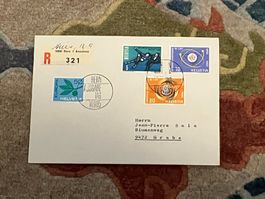 1 Erstagsbrief CH Einschreiben 1965