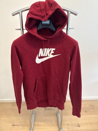 Nike Hoodie in Bordeauxrot Gr. S