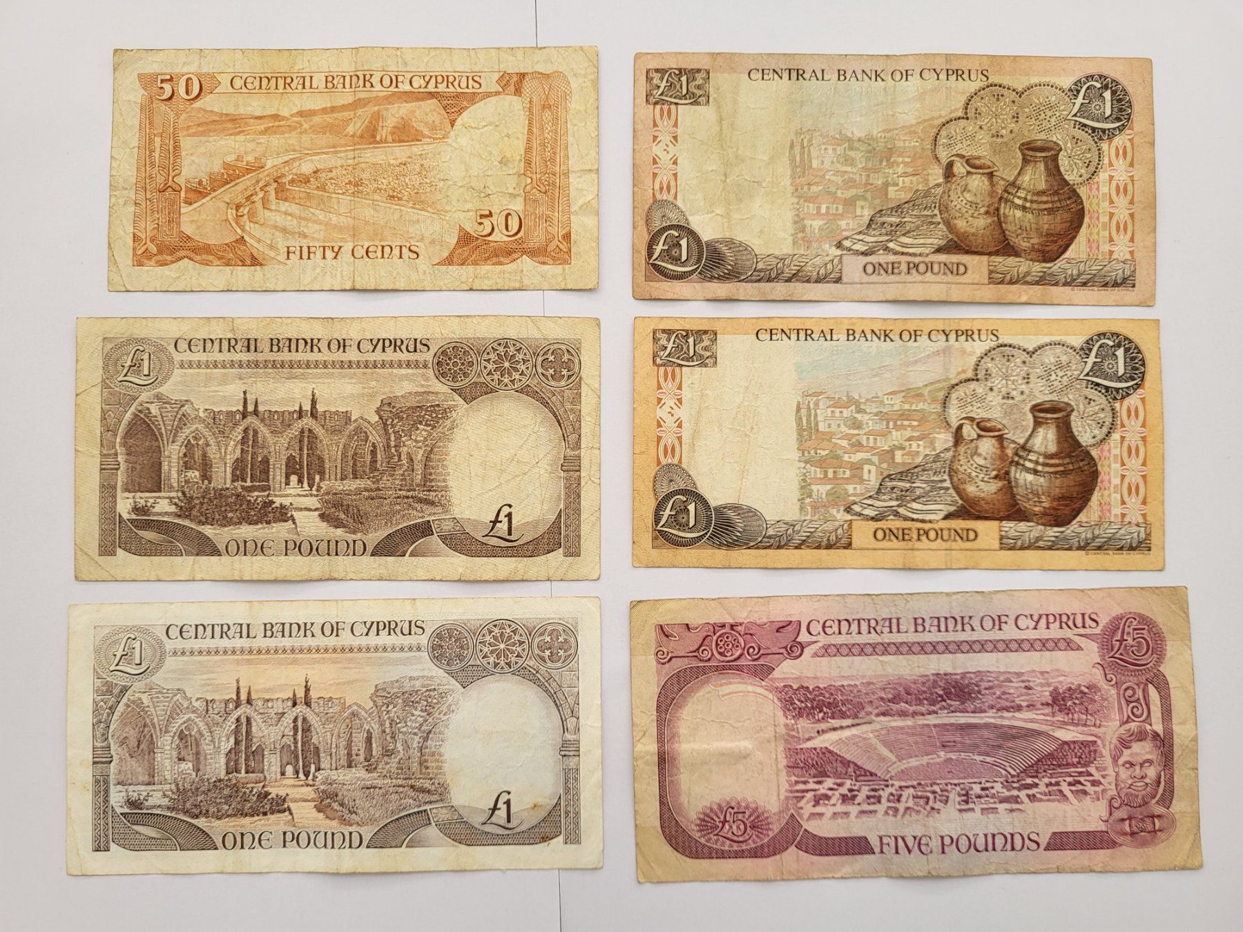 Banconote: Banknoten aus Zypern – Usato da Pravidondaz venduto da LVtik 1