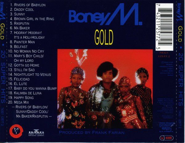 CD: Boney M. GOLD 20 SUPER HITS Electronic Disco CD – Usato da Kandergrund venduto da Sososo 1