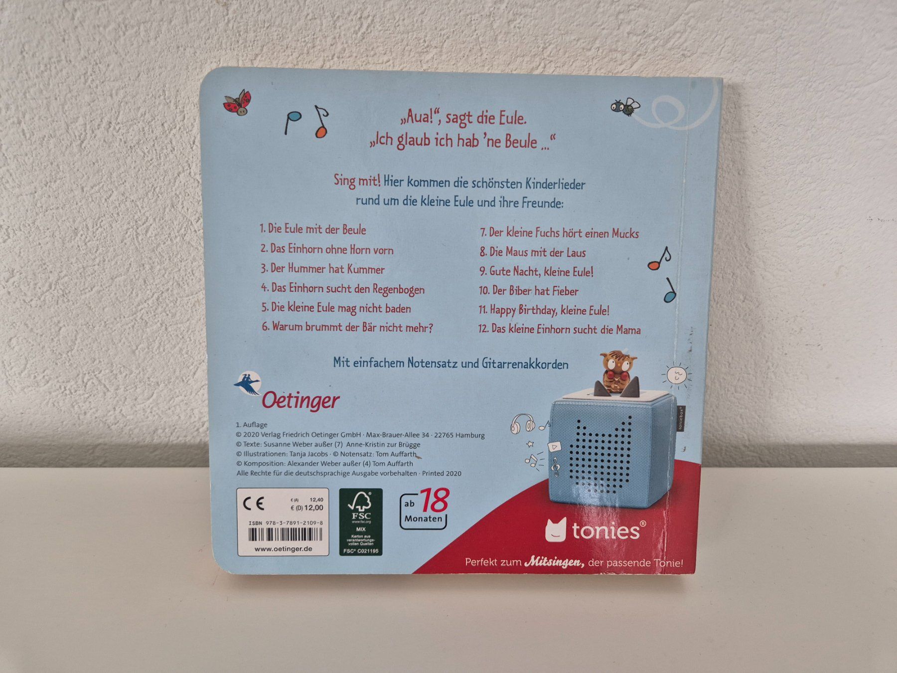 Libri: Kinderbuch: Das grosse Eulen-Liederbuch (Eule mit der Beule) – Usato da Aarburg venduto da i_c6r8 3