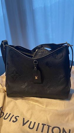Louis Vuitton  CarryAll PM Monogram Empreinte Leder Schwarz