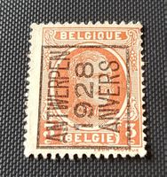 Belgien Aufdruck alte briefmarke
