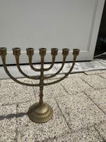 Leuchter Messing Kerzenständer 7 Arme guter Zustand