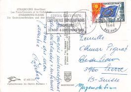 NEU: EUROPA KONFERENZ 1966 Teilnehmer Schweiz , ab 1.--